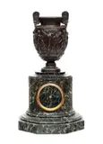 Ferdinand Barbedienne, Bronze and marble clock