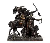 Giovanni Zoffoli, Bronze sculpture depicting Apollo and a centaur, An important neoclassical composition by Giovanni Zoffoli and his brother Giacomo