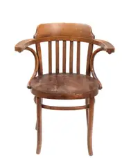 Michael Thonet, Thonet office chair, Gebrüder, in steam-bent beech