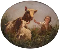 Antonio Milone, Sheperd with goats