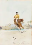 Francesco Lord Mancini, Horse riding at Castellammare di Stabia