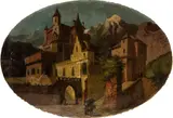 Giuseppe Ravegnani, Untitled, Oil on board