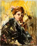Femal portrait by Vincenzo Irolli, offered Apr 2026