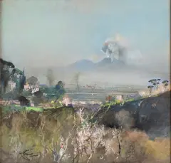 Giuseppe Casciaro, View of Vesuvius