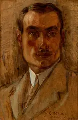 Glauco Cambon, Male portrait, 1917