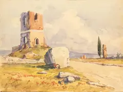 Filippo Anivitti, Appia antica, 1910