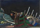 Enrico Prampolini, Stage design project for Yerma, Act III
