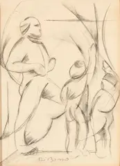 Renato Righetti, Preparatory study for a sculpture