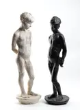 Lorenzo Guerrini, Lot of two sculptures, 1940, Bronze: monogram