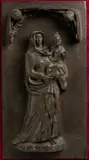 Alessandro Monteleone, Virgin Mary with Child, On the back label by Quarta Quadriennale d'arte Nazionale di Roma