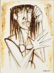 Giuseppe Migneco, Female portrait