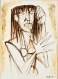 Female portrait by Giuseppe Migneco, offered Apr 2026