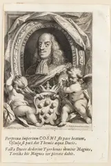 Arnold van Westerhout, Ritratto di Cosimo III de' Medici, bulino and etching