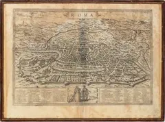 Georg Braun, Roma, 1572, Bulino