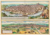 Georg Braun, [Spagna] Toletum, Vallisoletum (Toledo e Valladoli)