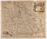 Johannes de Ram, [Europa - Republica Ceca - Polonia - Germania] Regnum Bohemiae eique annexae provinciae ut Ducatus Silesiae, Marchionatus Moraviae et Lusatiae, vulgo die Erb-Landeren, etching and bulino