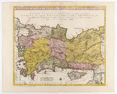 Matthäus Seutter, [Asia - Turchia] Natoliae olim Asiae Minoris, etching and bulino