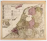 Pieter Schenck II, [Europa - Belgio - Olanda] Belgii pars Septentrionalis communi nomine vulgo Hollandia, etching and bulino