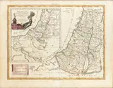 Antonio Zatta, Terra di Canaan ov. Terra promessa ad Abramo,e a suoi posteri..., 1785, bulino and etching