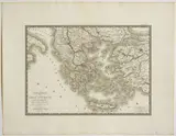 Adrien-Hubert Brué, [Europa - Grecia] Carte Generale de la Grece Ancienne Et D'Une Partie De Ses Colonies, 1822, etching and bulino
