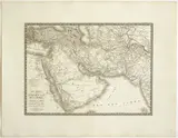 Adrien-Hubert Brué, [Mondo - Asia - Persia] Carte generale de la Turquie d'Asie, de la Perse, de l'Arabie, du Caboul et d'une partie de la Tartarie, 1822, etching and bulino