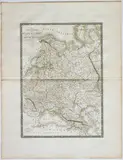 Adrien-Hubert Brué, [Europa - Polonia] Carte generale de la Russie d'Europe et du Royaume de Pologne, 1821, etching and bulino