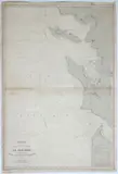 Jean Baptiste Robiquet, [Carte nautiche - Europa - Francia] Carte de l'Embouchure de la Gironde et des pertuis Breton, d'Antioch et de Maumusson, 1853, lithograph