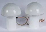 Pair of "Onfale" table lamps by Luciano Vistosi, Featuring a distinctive mushroom shape, offered Mar 2026