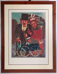 Franz Borghese, Untitled, multiple on paper, 50/120 signed