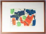 Untitled, multiple on paper by Luigi Montanarini, 84/100 framed, offered Mar 2026