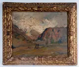 Vittorio Cavalleri, A glimpse of the Aosta Valley, 1901