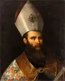 Portrait of a bishop by Giovanni Bernardino Azzolino Il Siciliano, Oil on canvas, offered Mar 2026