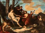 Diana and the Nymphs by Domenico Zampieri Il Domenichino, Oil on canvas, offered Mar 2026