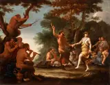 Filippo Lauri, Bacchanal, Oil on canvas