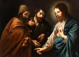 Valentin de Boulogne, The Tribute Money, The painting is accompanied by an expertise by Prof. Pierluigi Carofano. The canvas is a high-quality replica