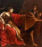 Guido Reni, Joseph and Potiphar’s wife, The painting is accompanied by the expertises of Prof. Federico Zeri