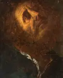Mattia Preti, Head of an old man in prayer, The painting is accompanied by an expertise by Prof. Nicola Spinosa. This Head of an Old Man has been