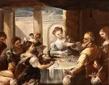 The banquet of Herod with Salome and the Head of Saint John by Luca Giordano, The painting is accompanied by an expertise by Prof. Nicola Spinosa. This previously unpublished painting depicts, offered Mar 2026