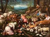 The animals entering Noah’s Ark by Francesco Dal Ponte detto Francesco Bassano, The painting is accompanied by an expertise by Prof. Rodolfo Pallucchini, offered Mar 2026