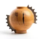 Giovanni Acquaviva, Globular vase, 1930, Stamp of the manufacture under the base: CAS