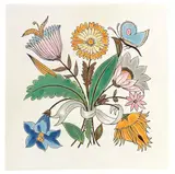 Tile with decoration of flowers and butterfly by Richard-Ginori Giovanni Gariboldi, Stamp on the back: Richard-Ginori, offered Feb 2026
