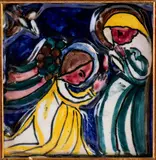 Günther Stüdemann, Tile depicting the Annunciation