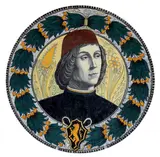 Torquato Castellani, Renaissance-style portrait plate, 1885