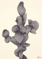 Corrado Cagli, Gremlin, 1968, Ink on paper