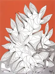 Cosme by Corrado Cagli, 1968, Silkscreen on paper, offered Dec 2025