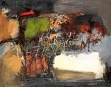 Toyoji Masujima, Untitled, 1987, Oil on canvas