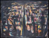 Mario Sasso, Pictogramma Grigio Payne, 1989, Oil on canvas