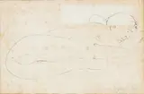 Emilio Greco, Female nude, ink on paper