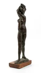 Female nude by Augusto Murer, Engraved signature and edition on the base: Murer, offered Dec 2025