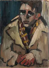 Marcos Grigorian, Male portrait, 1950